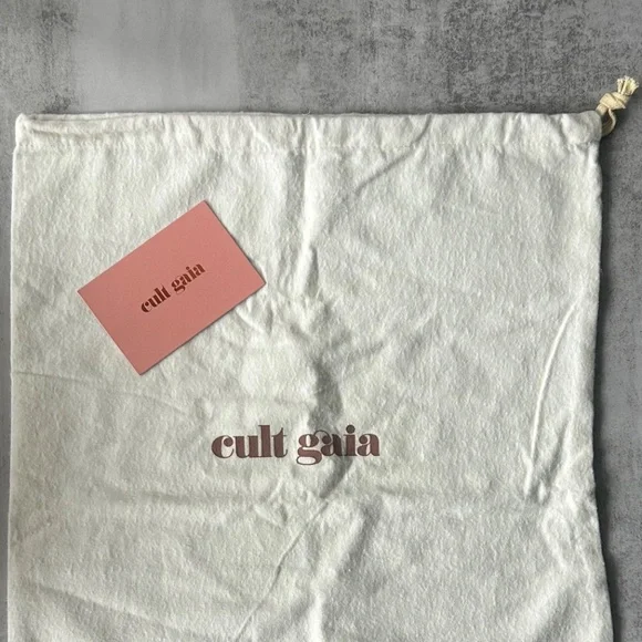 Cult Gaia Fifi Backpack in White Leather New Women's Bag - Picture 8 of 10